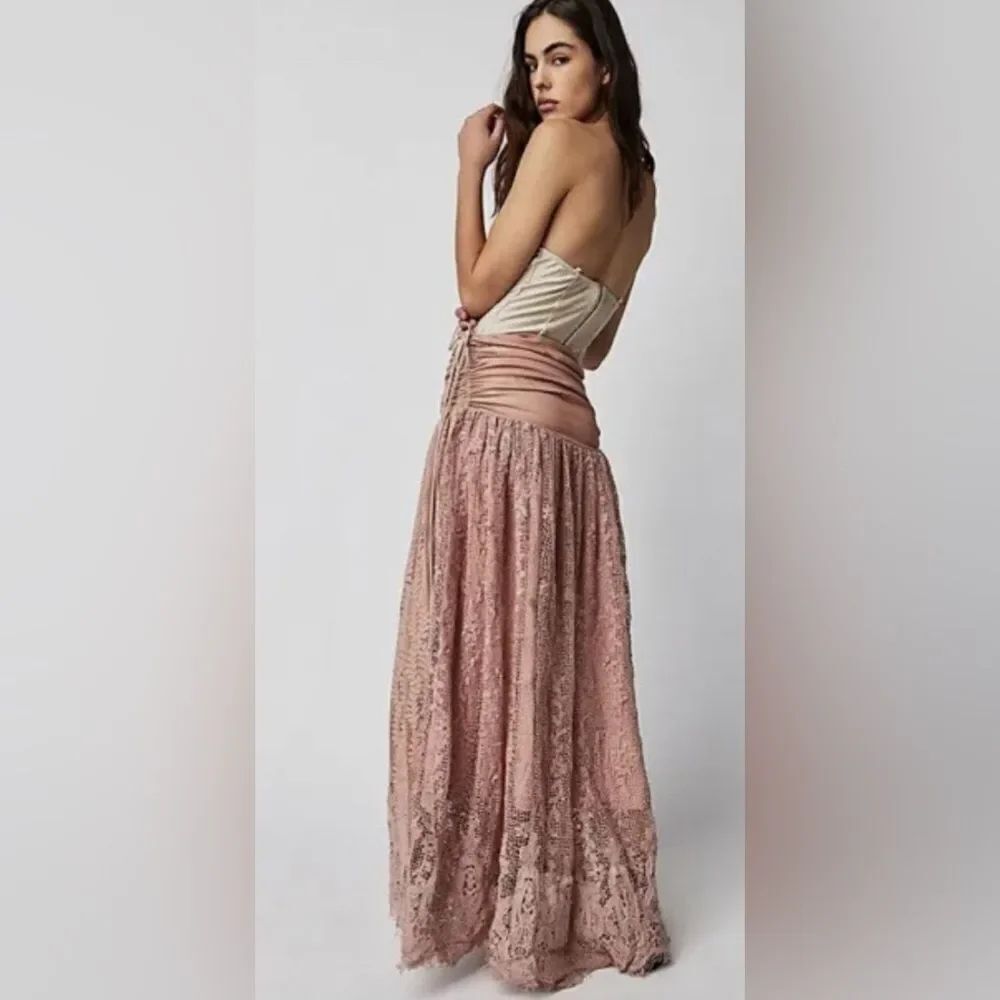 Free People Dress / Skirt 2-in-1 look Size XS ethereal with endless ways to wear